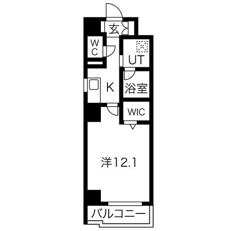 西田辺駅 徒歩1分 3階の物件間取画像